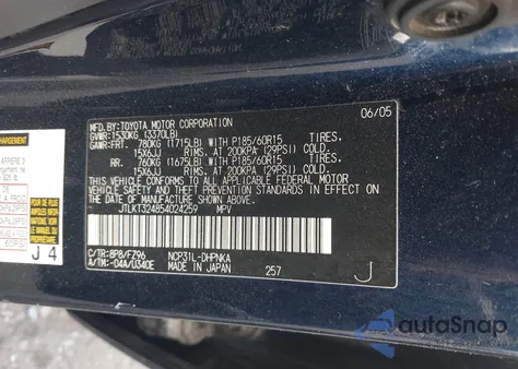 2005 Scion Xb from USA, damaged, VIN JTLKT324854024259